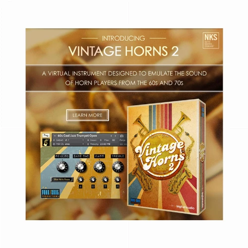 قیمت خرید فروش نرم افزار Big Fish Audio Vintage Horns 2 